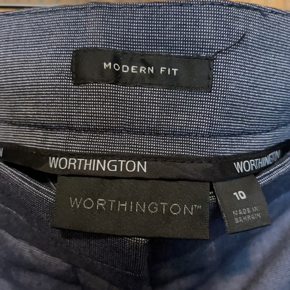 Classic Navy Pattern Pants - image 8